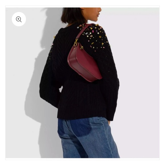 Coach Nylon Swinger - Wine - Picture 9 of 10